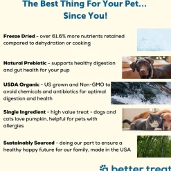 A Better Treat Freeze Dried Organic Treats for Dogs & Cats