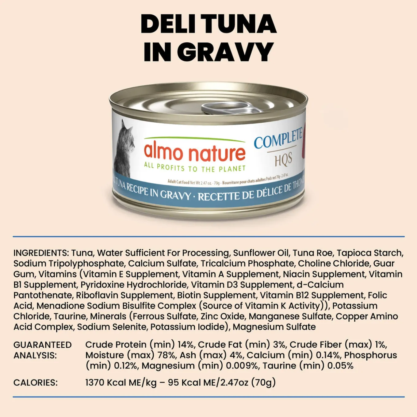 Almo Nature HQS Complete Wet Cat Food