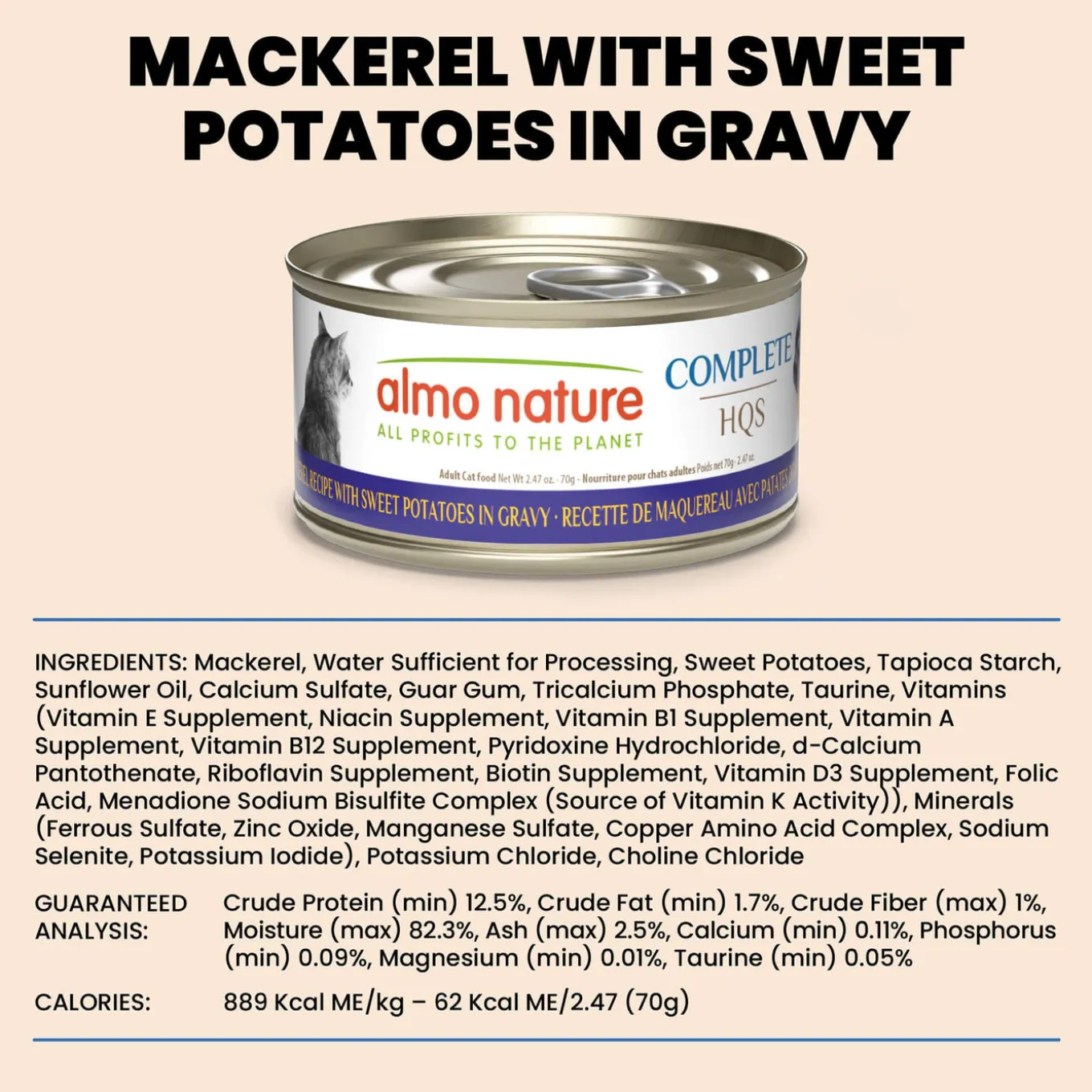Almo Nature HQS Complete Wet Cat Food