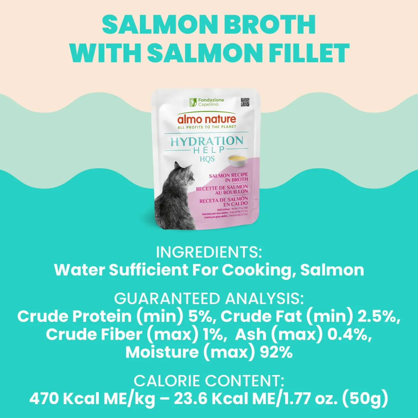 Almo Nature HQS Hydration Help Wet Cat Food Topper