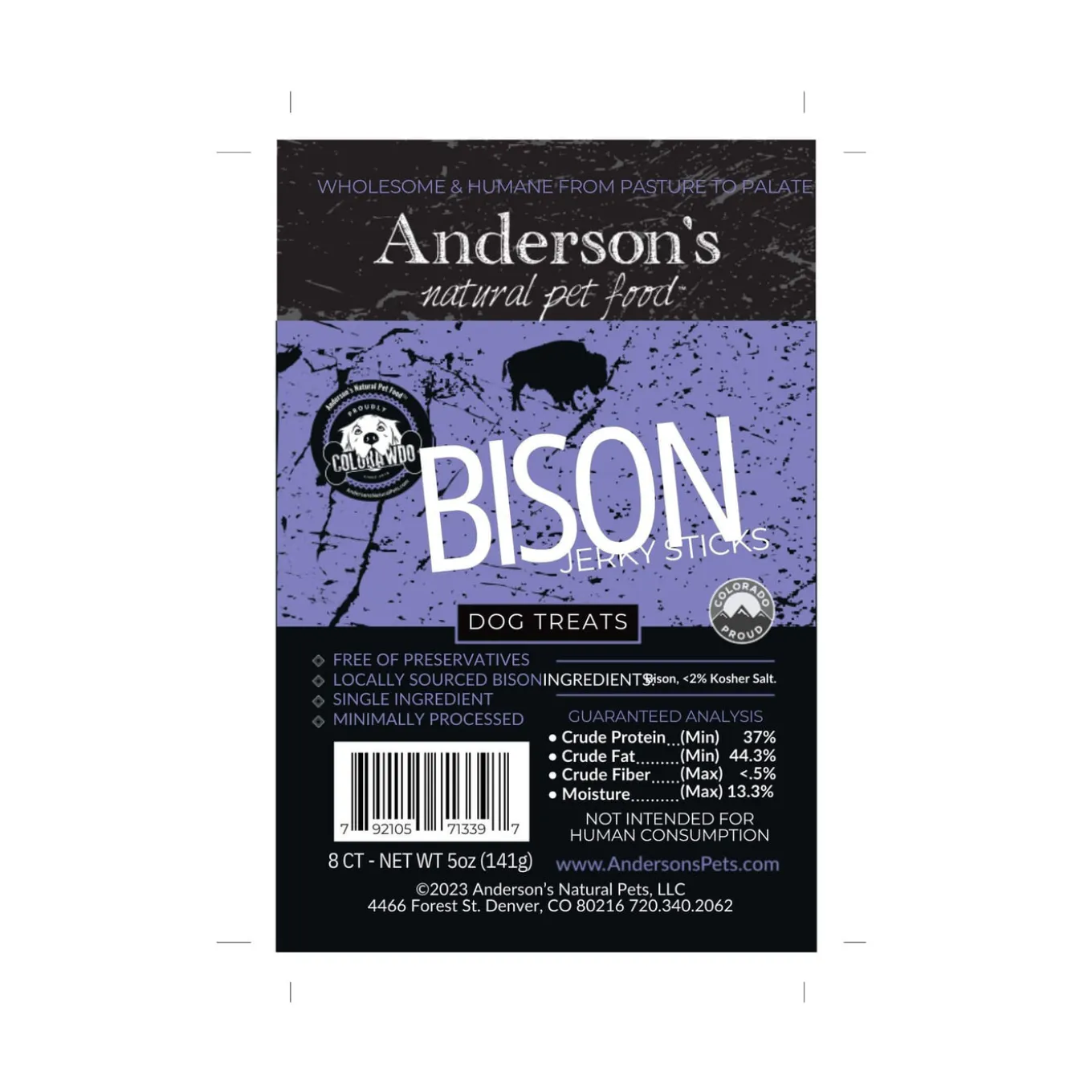 Anderson's Single Ingredient Jerky Sticks for Dogs