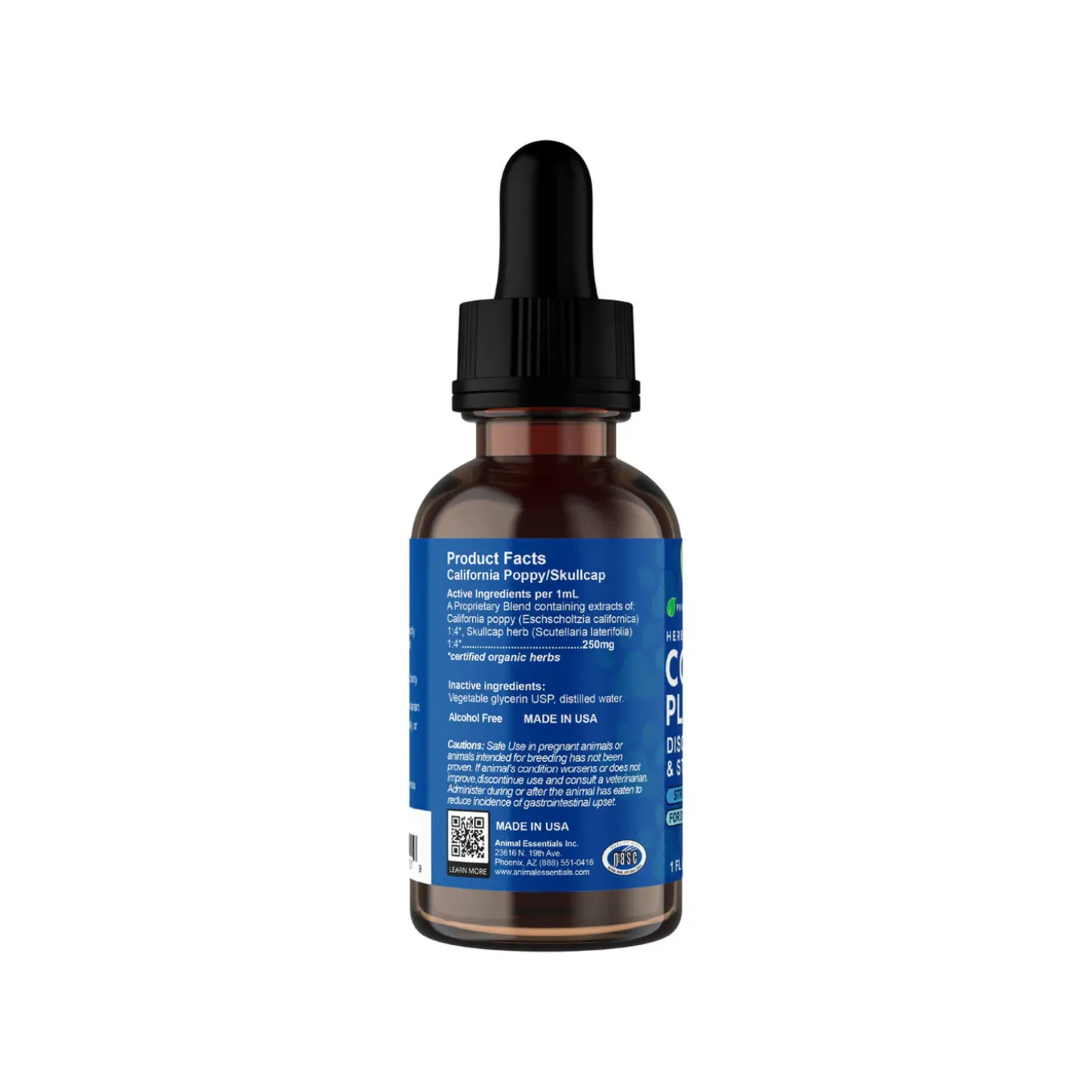 Animal Essentials Comfort Plus Liquid Herbal Formula for Dogs & Cats