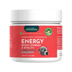 Animal Essentials ENERGY Cordyceps Mushroom Powder for Dogs & Cats