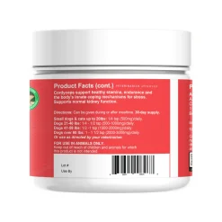 Animal Essentials ENERGY Cordyceps Mushroom Powder for Dogs & Cats