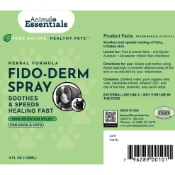 Animal Essentials FidoDerm Herbal Skin Spray for Dogs