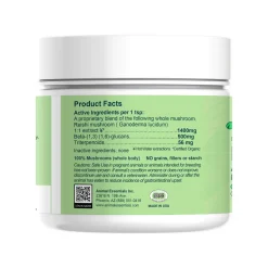 Animal Essentials LONGEVITY Reishi Mushroom Powder for Dogs & Cats