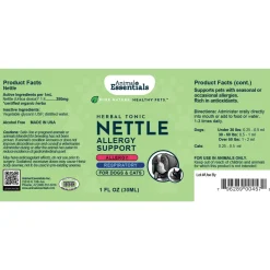 Animal Essentials Nettle Herbal Extract Liquid for Dogs & Cats