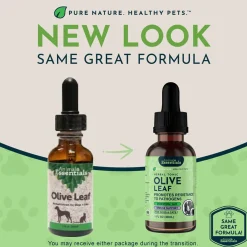 Animal Essentials Olive Leaf Herbal Extract Liquid for Dogs & Cats