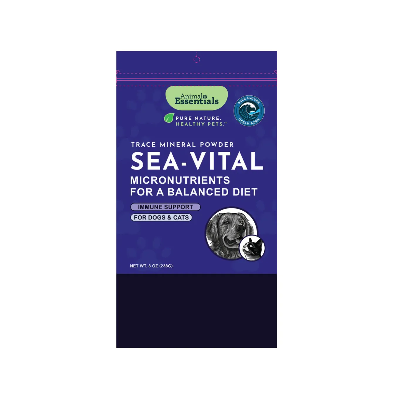 Animal Essentials Sea-Vital Supplement for Dogs & Cats