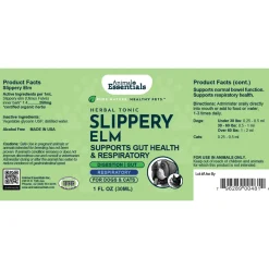 Animal Essentials Slippery Elm Digestive Herbal Extract Liquid for Dogs & Cats