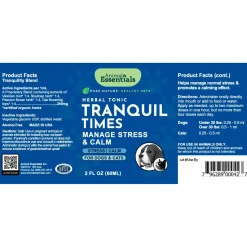 Animal Essentials Tranquil Times Anxiety Herbal Liquid Formula for Dogs & Cats