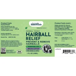 Animal Essentials Hairball Relief for Dogs & Cats