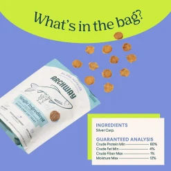 Archway Silver Carp Dehydrated Fish Treat for Cats