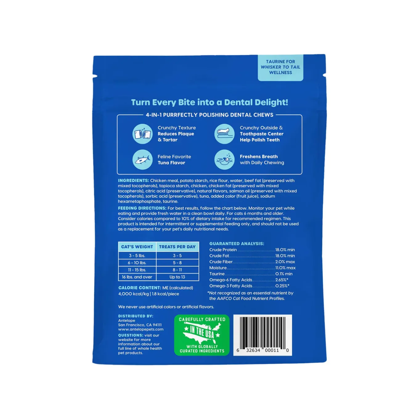 Ark Naturals Kiss Me-ow Dental Chews for Cats
