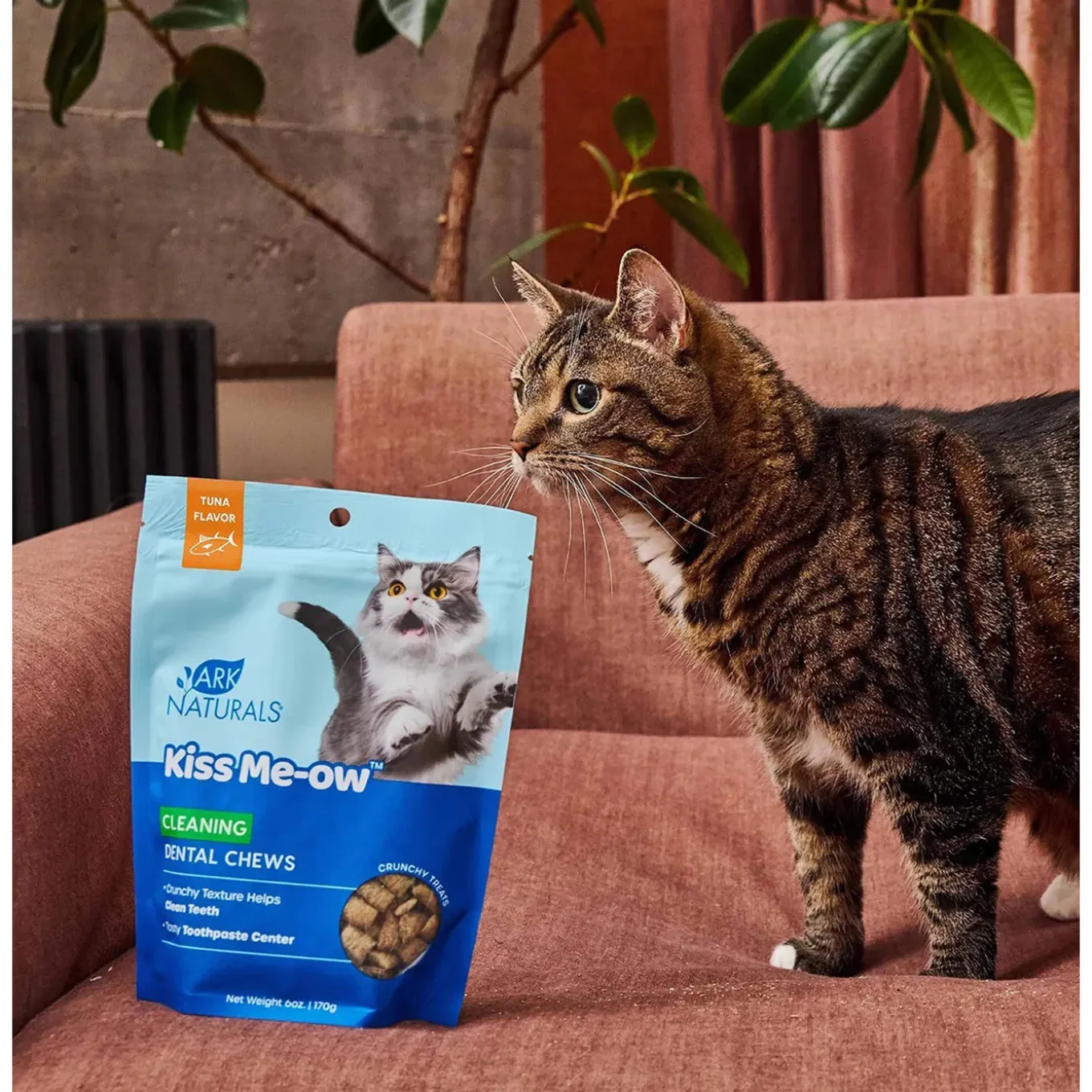 Ark Naturals Kiss Me-ow Dental Chews for Cats