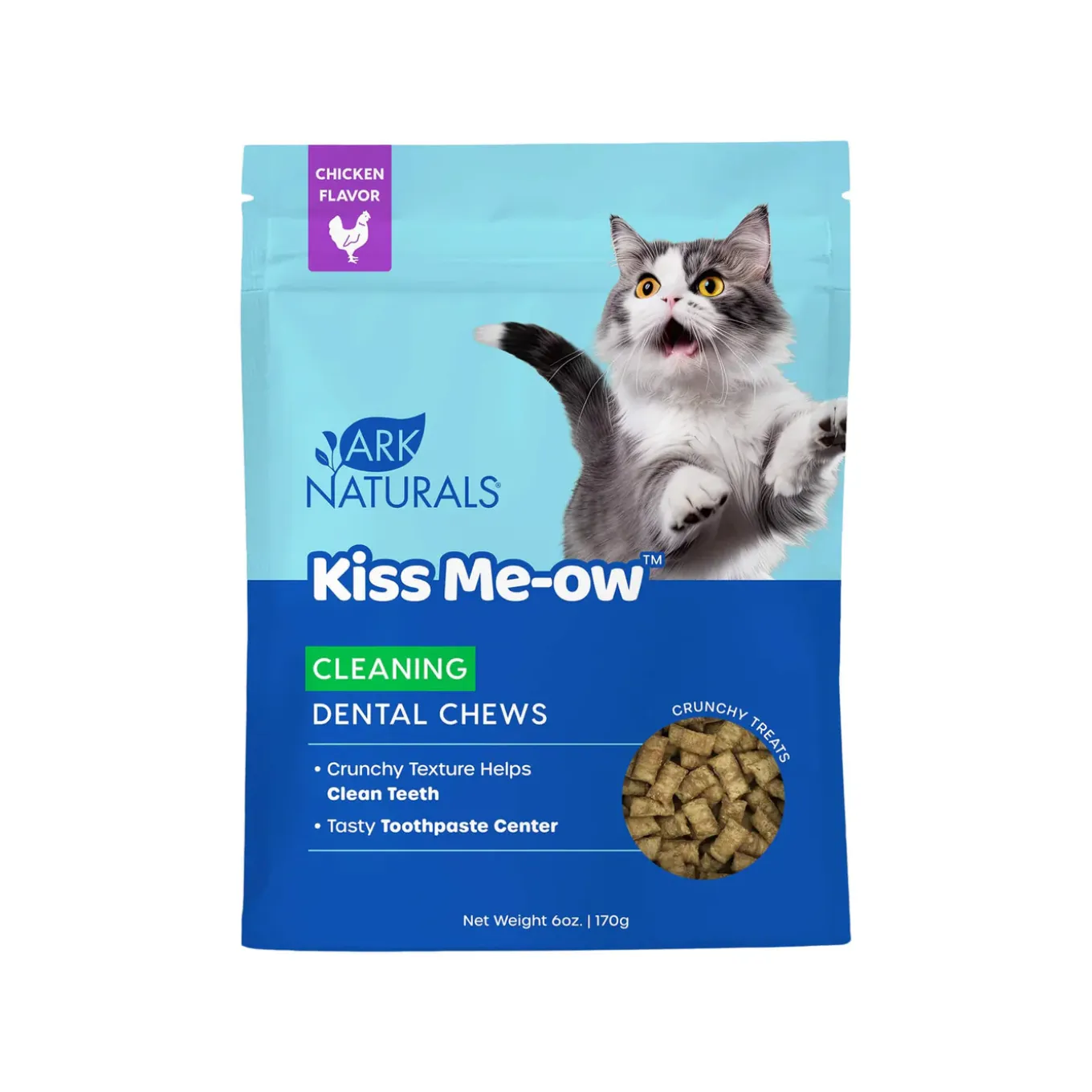 Ark Naturals Kiss Me-ow Dental Chews for Cats