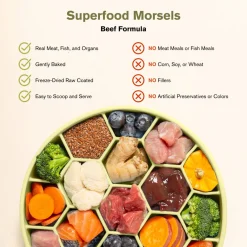 Badlands Ranch Superfood Morsels Freeze Dried Raw Coated Dog Food