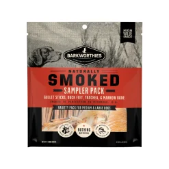 Barkworthies Naturally Smoked Sampler Variety Pack Dog Chews