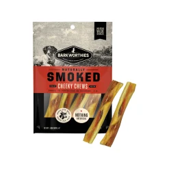 Barkworthies Naturally Smoked Cheeky Chews for Dogs