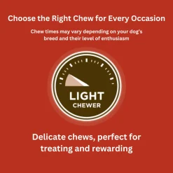 Barkworthies Naturally Smoked Beef Gullet Bites Dog Chews