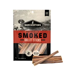 Barkworthies Naturally Smoked Beef Gullet Sticks Dog Chews
