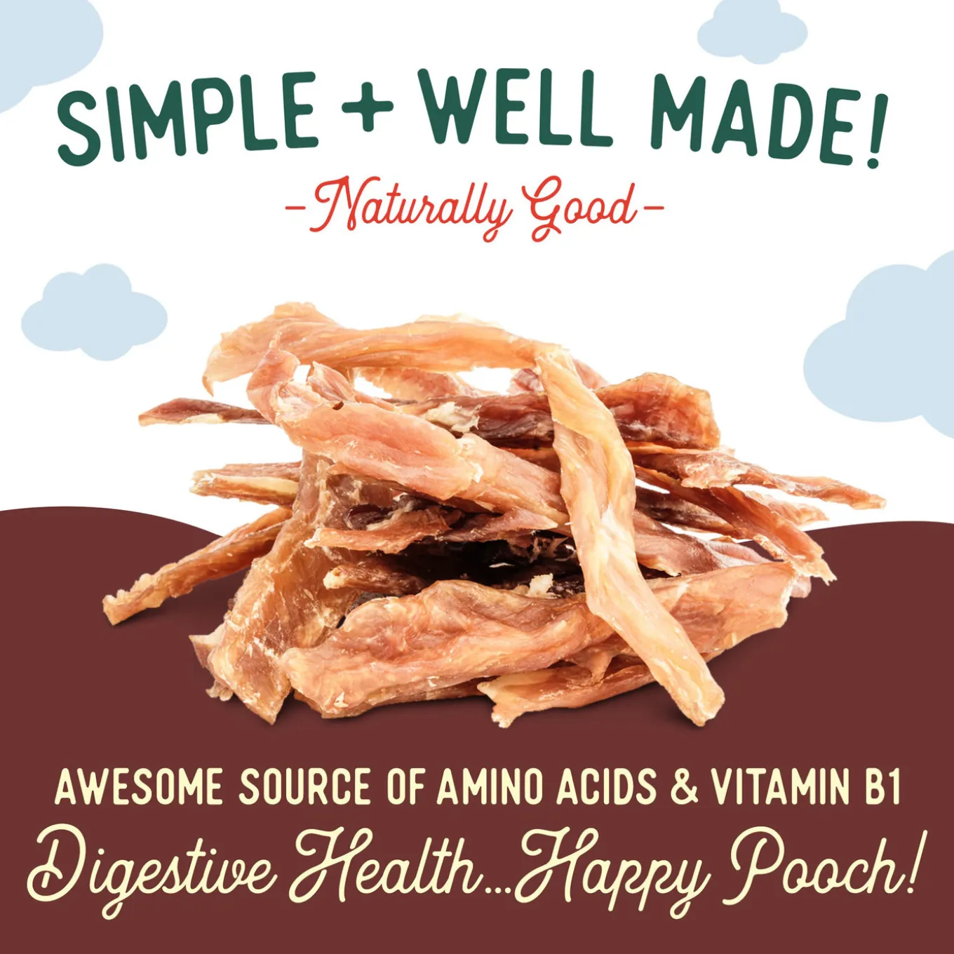 Beg & Barker Strips Single Ingredient Human Grade Dog Treats