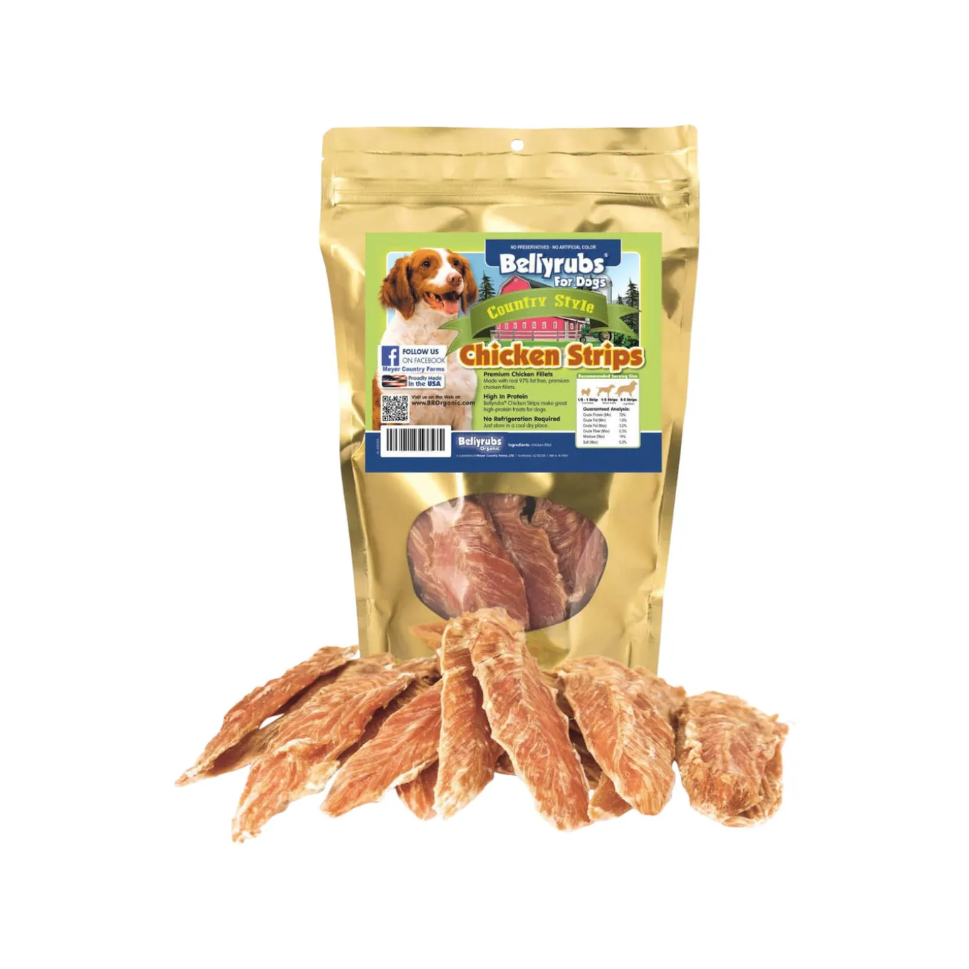 Bellyrubs Single Ingredient Jerky Dog Treats