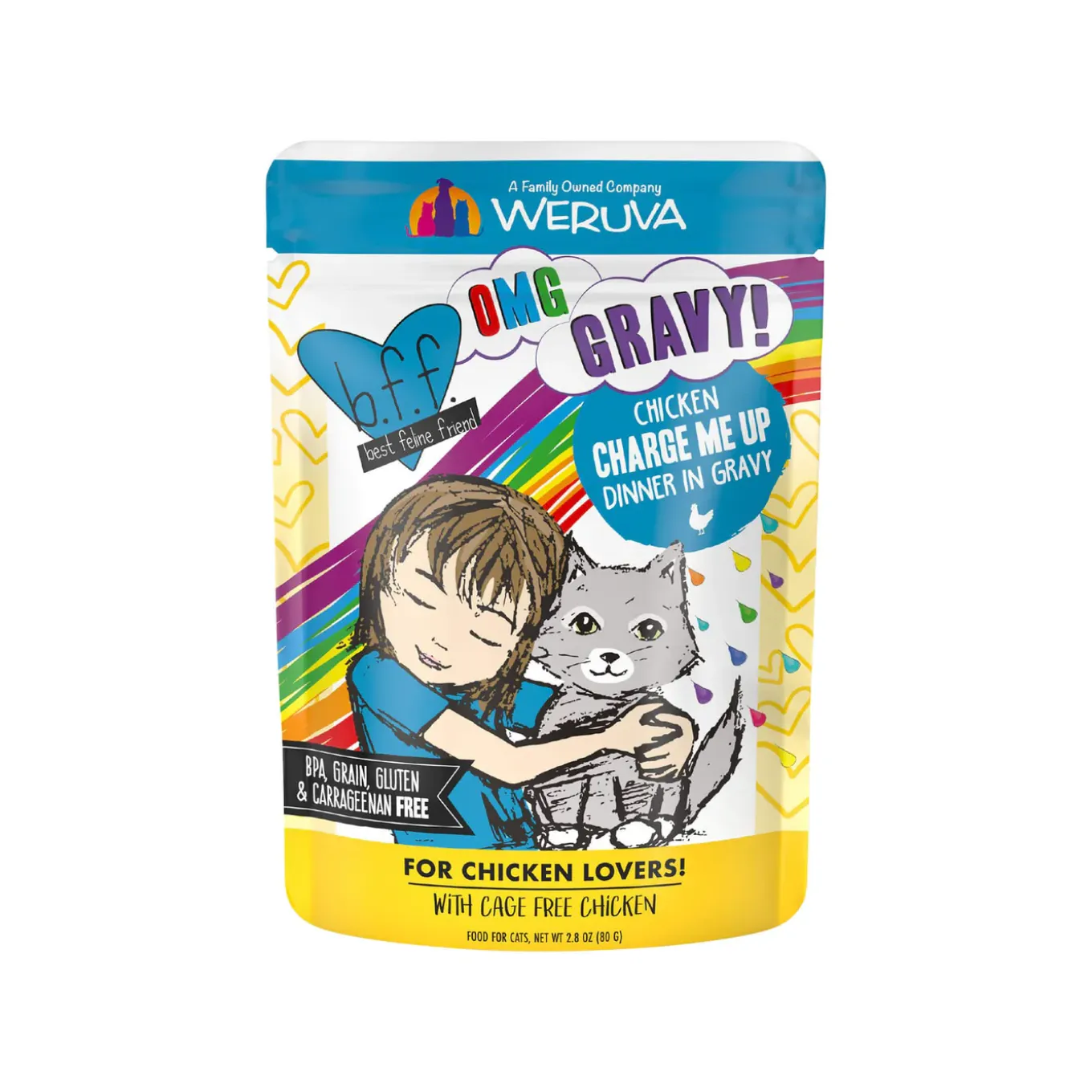 Best Feline Friend BFF Oh My Gravy! Grain-Free Wet Cat Food Pouches