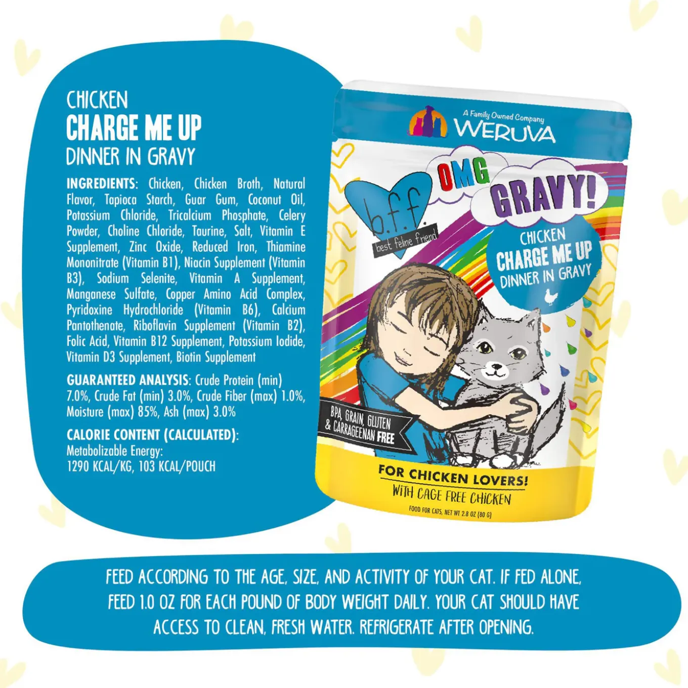 Best Feline Friend BFF Oh My Gravy! Grain-Free Wet Cat Food Pouches