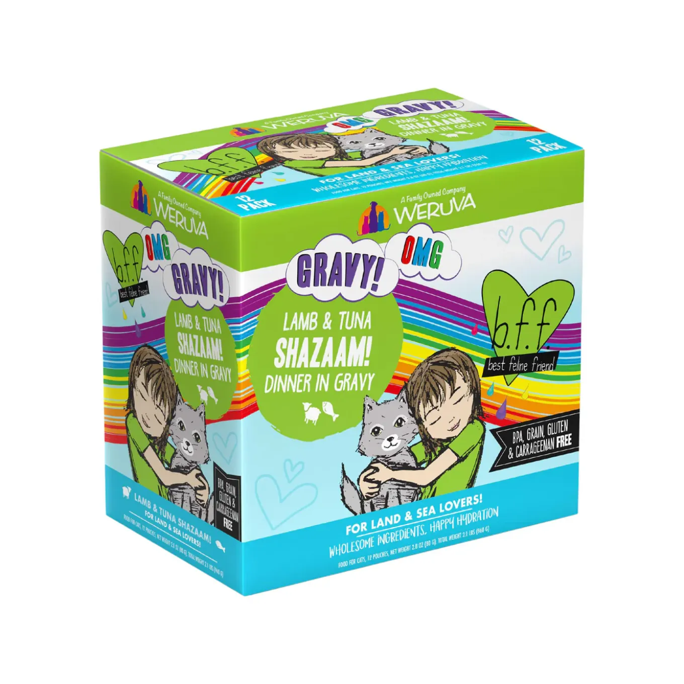 Best Feline Friend BFF Oh My Gravy! Grain-Free Wet Cat Food Pouches