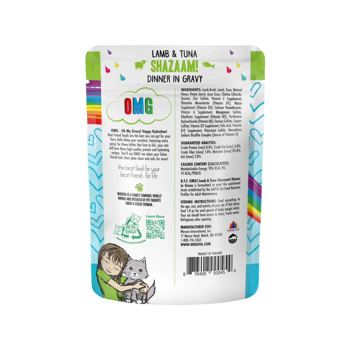 Best Feline Friend BFF Oh My Gravy! Grain-Free Wet Cat Food Pouches
