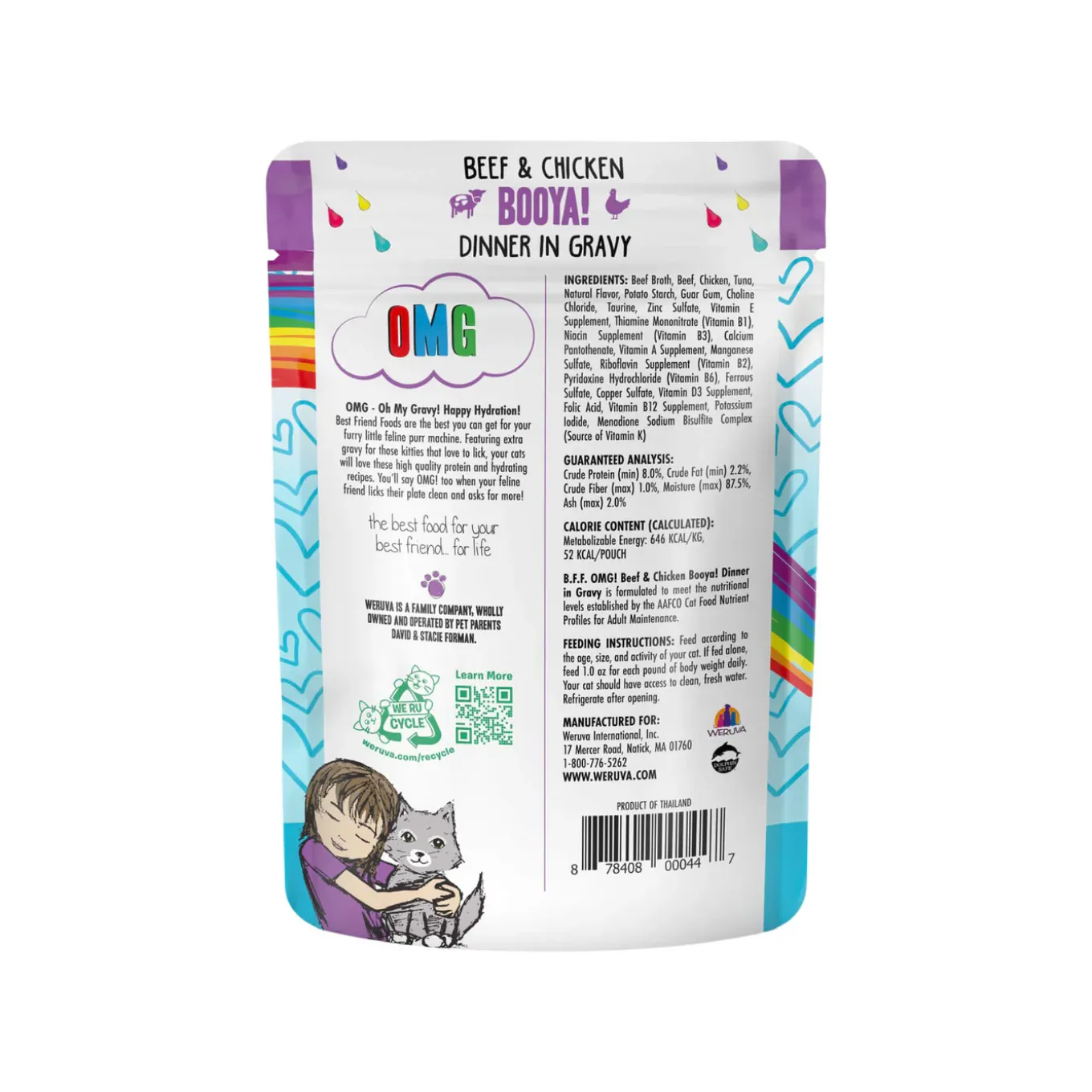 Best Feline Friend BFF Oh My Gravy! Grain-Free Wet Cat Food Pouches