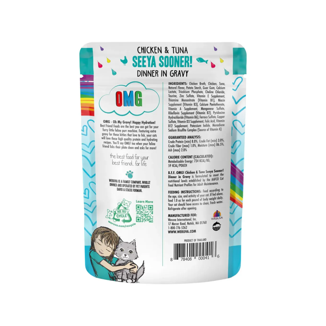 Best Feline Friend BFF Oh My Gravy! Grain-Free Wet Cat Food Pouches