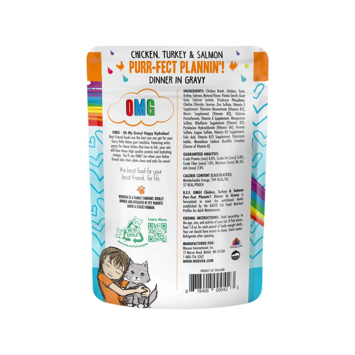 Best Feline Friend BFF Oh My Gravy! Grain-Free Wet Cat Food Pouches