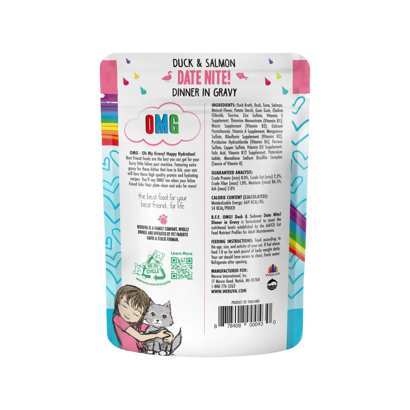 Best Feline Friend BFF Oh My Gravy! Grain-Free Wet Cat Food Pouches
