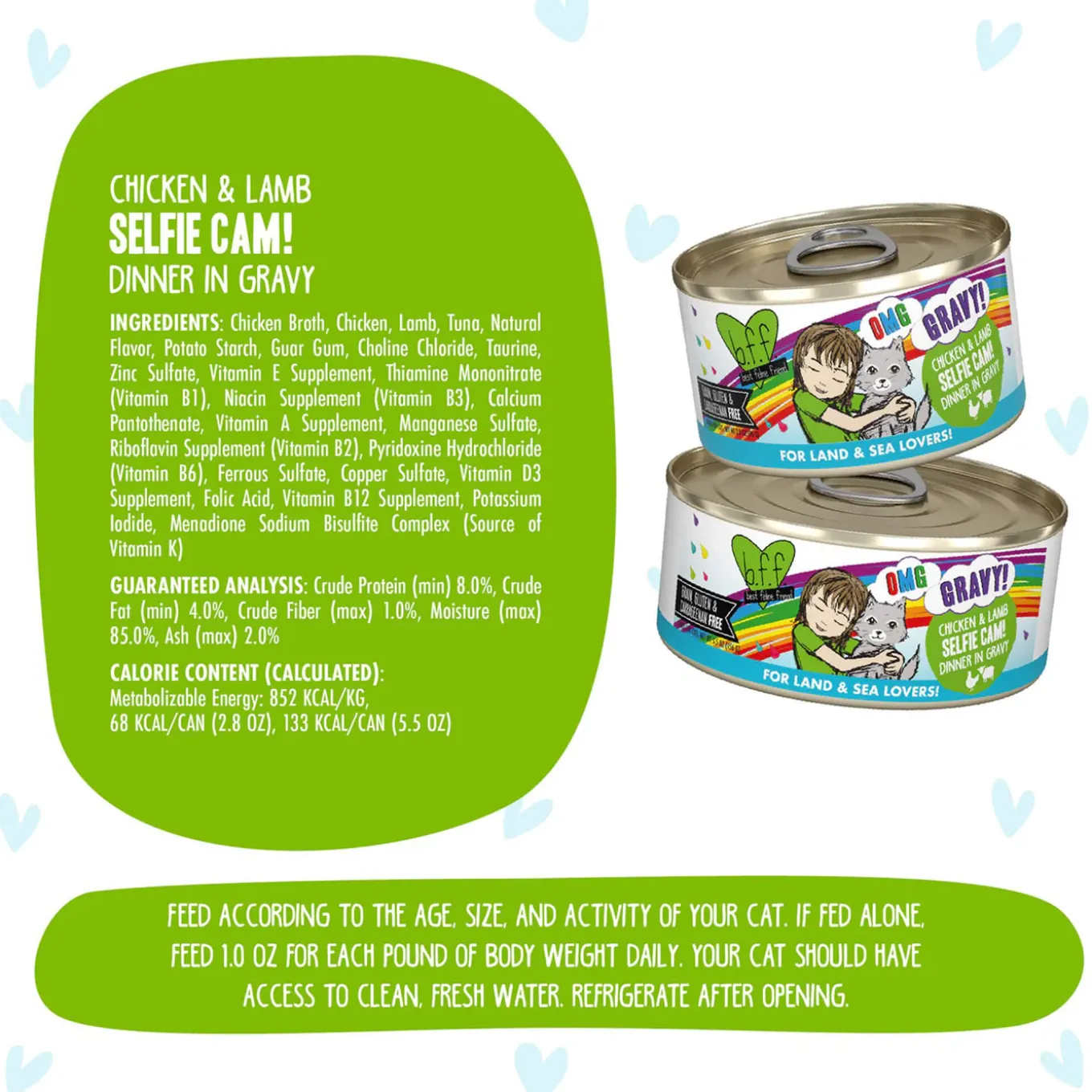 Best Feline Friend BFF Oh My Gravy! Grain-Free Wet Canned Cat Foods