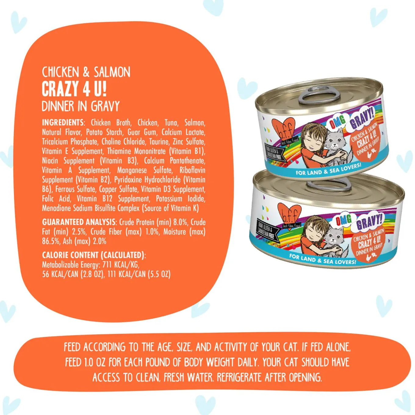 Best Feline Friend BFF Oh My Gravy! Grain-Free Wet Canned Cat Foods