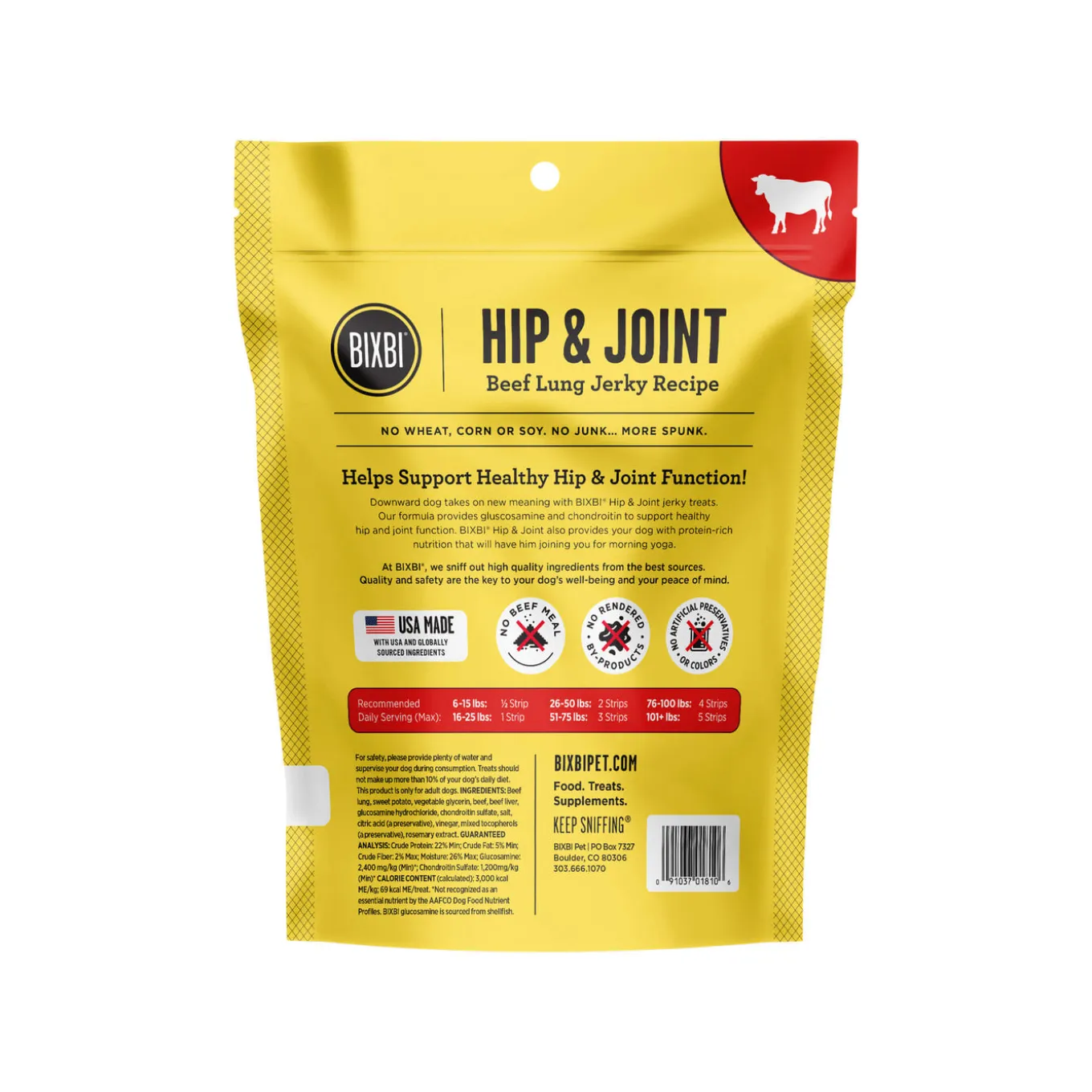 BIXBI Hip & Joint Jerky for Dogs