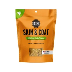 BIXBI Skin and Coat Jerky Treats for Dogs