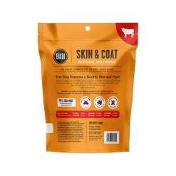 BIXBI Skin and Coat Jerky Treats for Dogs