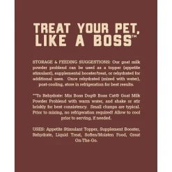 Boss Dog Goat Milk Powder Topper for Dogs