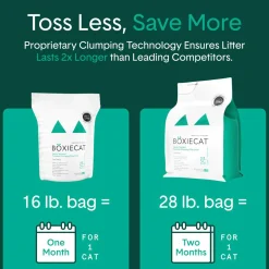 Boxiecat Gently Scented Natural Clumping Clay Cat Litter