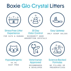 Boxiecat Glo Natural Attractions Non-Clumping Crystal Cat Litter