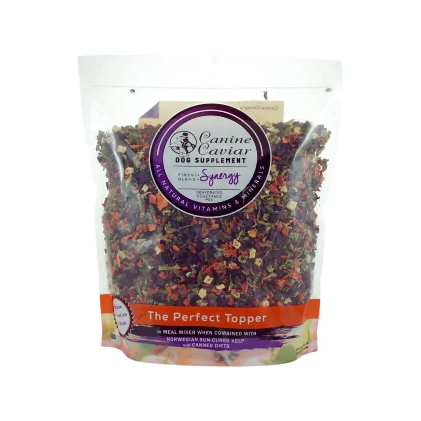 Canine Caviar Synergy Dehydrated Veggie Mix Dog Food Topper