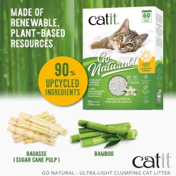 Catit Go Natural Vanilla Scented Bamboo Clumping Litter