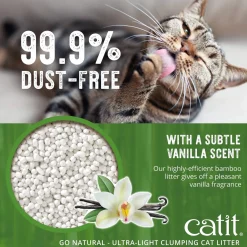 Catit Go Natural Vanilla Scented Bamboo Clumping Litter