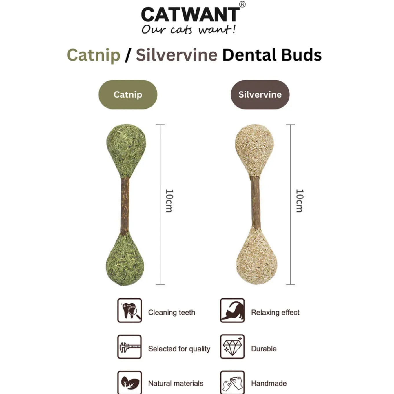 CATWANT Dental Buds Cat Treats