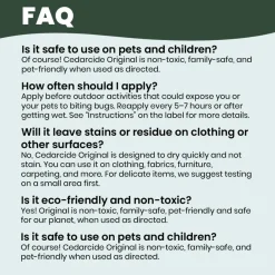 CedarCide Original Bug Spray Cedar Insect Repellent for Dogs & Cats