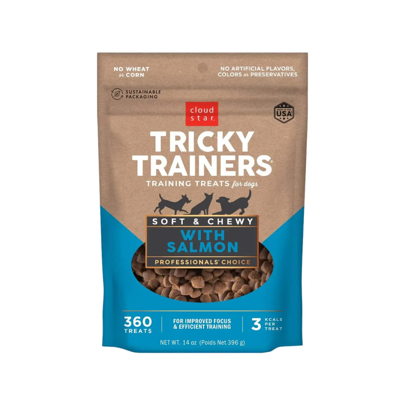 Cloud Star Tricky Trainers Grain-In Soft & Chewy Dog Treats