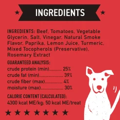 Cloud Star Wag More Bark Less Grain Free BBQ Jerky Treats for Dogs